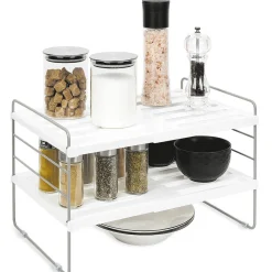 Outlet Étagère extensible 25xH25,5x25/40cm Rangement De Cuisine
