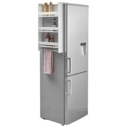 Outlet Étagère latérale à suspendre bois blanc Rangement De Cuisine