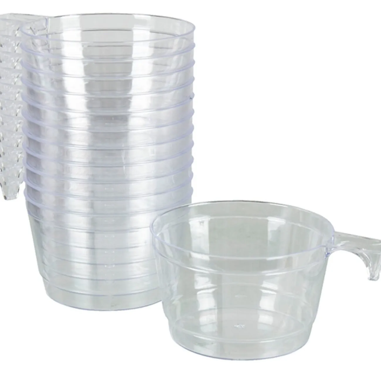 Tasse à café plastique transparent x12|Gifi New