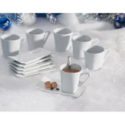 Online Tasse à café porcelaine x6 Vaisselle Et Accessoires De Table