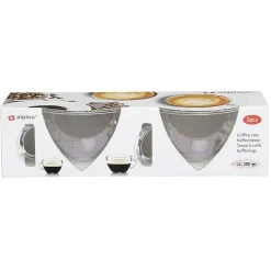 Tasse à café transparent Alpina x2|Gifi Online