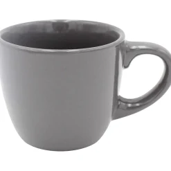Tasse à expresso en faïence 10 cl uni gris|Gifi Discount