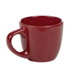 Tasse à expresso en faïence 10 cl uni rouge|Gifi Online