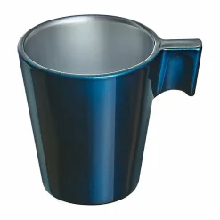Tasse à expresso en verre trempé Luminarc flashy bleu pétrôle 8 cl|Gifi New