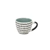 Tasse à expresso porcelaine motif graphique noir blanc 9 cl|Gifi Sale