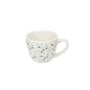 Tasse à expresso porcelaine motif triangle multicolore 9 cl|Gifi New
