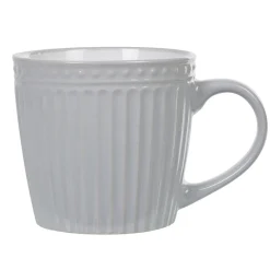 Tasse à thé grise relief 31,9 cl|Gifi Best