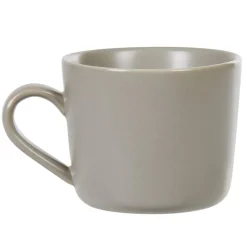 Tasse à thé ou capuccino en porcelaine gris|Gifi Best