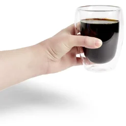 Tasse avec anse en verre double paroi 350ml|Gifi Clearance