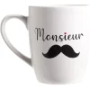 Discount Tasse en céramique Monsieur ou Madame H12 cm Vaisselle Et Accessoires De Table