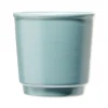 Tasse en grès carrée sans anse bleu 390ml Ø9,6xH8cm Vaisselle Et Accessoires De Table