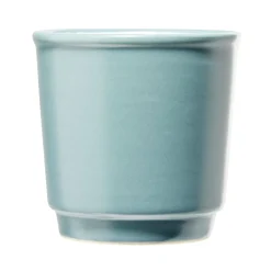 Tasse en grès carrée sans anse bleu 390ml Ø9,6xH8cm Vaisselle Et Accessoires De Table
