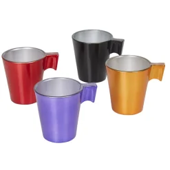 Discount Tasse en verre métallisé Luminarc multicolore x4 Vaisselle Et Accessoires De Table
