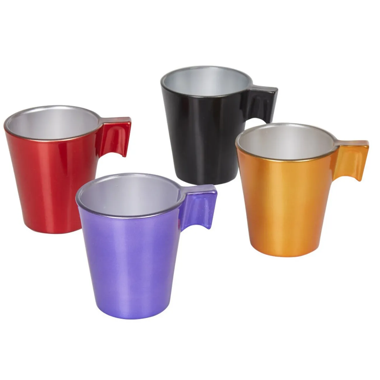 Discount Tasse en verre métallisé Luminarc multicolore x4 Vaisselle Et Accessoires De Table