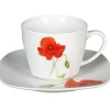 Tasse et sous tasse design coquelicot|Gifi Hot