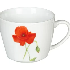 Tasse et sous tasse design coquelicot|Gifi Hot