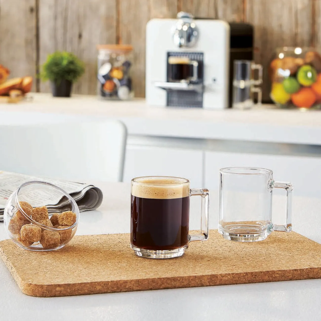 Tasse expression verre transparent 9 cl|Gifi