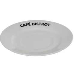 Tasse expresso et sous tasse café bistrot blanc x 4 Vaisselle Et Accessoires De Table