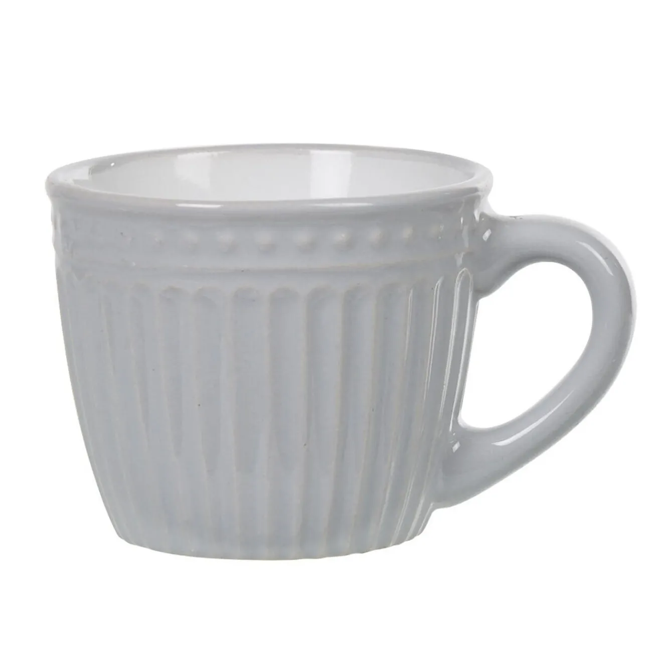 Tasse expresso grise relief 9 cl|Gifi Hot