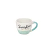 Tasse expresso porcelaine bleu inscription "Sunshine of my Life" 9 cl|Gifi Online