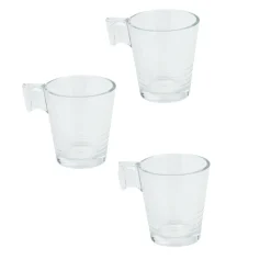 Tasse expresso verre transparent x3|Gifi Discount