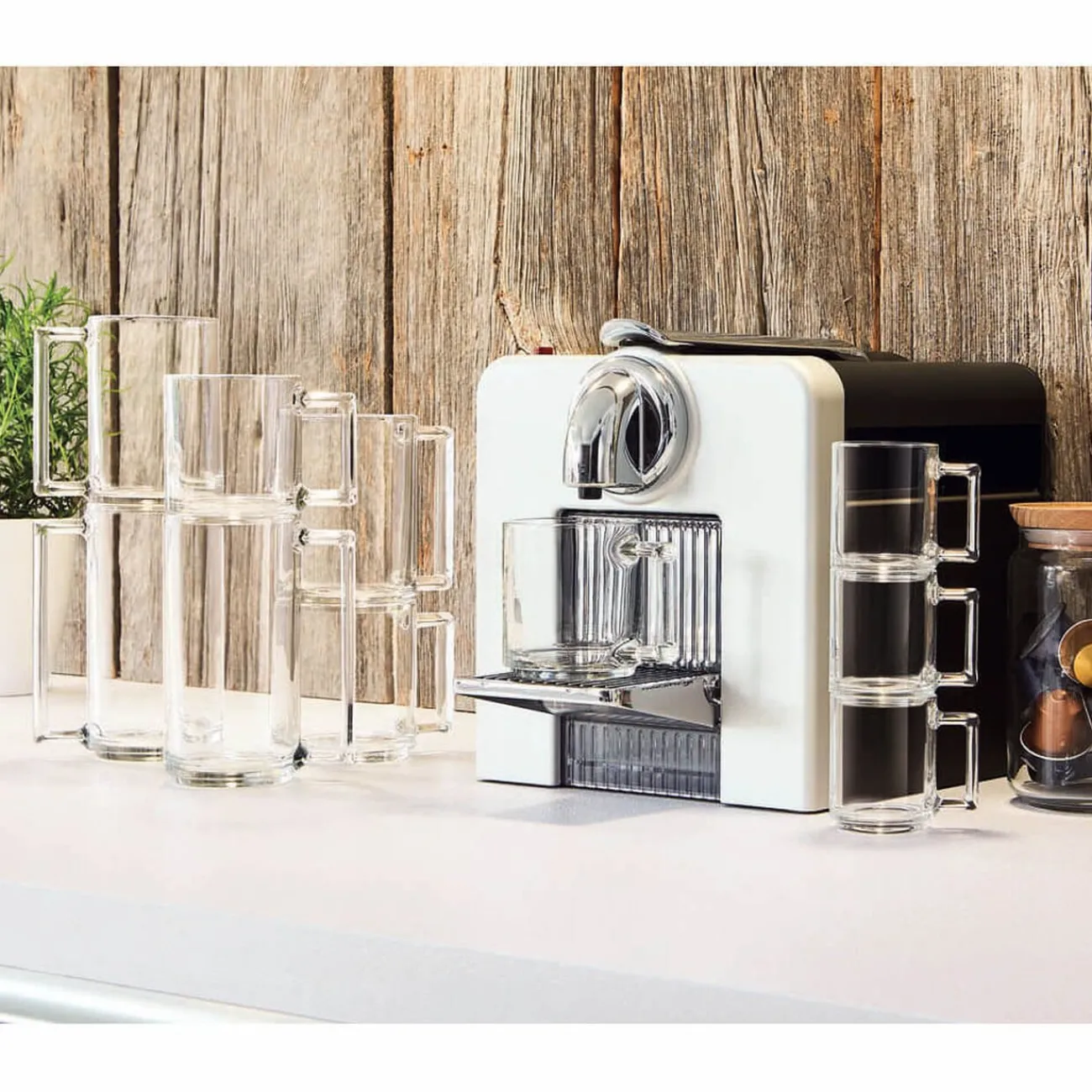 Tasse transparente en verre trempé droit Luminarc 25 cl|Gifi Online