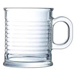 Tasse transparente en verre trempé design conserve Luminarc 25 cl|Gifi