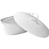 Outlet Terrine avec couvercle ovale blanche Cuisson