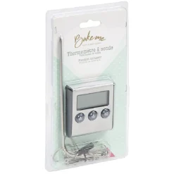 Thermomètre de cuisine à sonde avec minuteur Préparation Culinaire