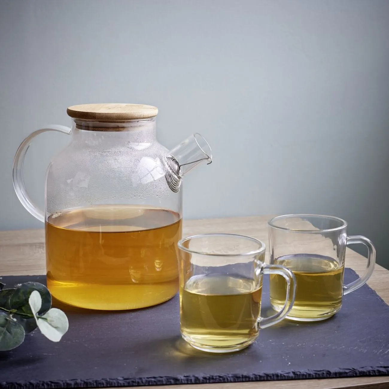 Théière en verre et bambou 1,6L|Gifi Best