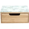 Outlet Tiroir à dosettes motif feuilles bambou Rangement De Cuisine