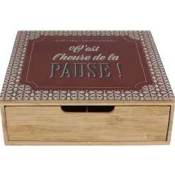 Outlet Tiroir toutes dosettes design "pause" Rangement De Cuisine