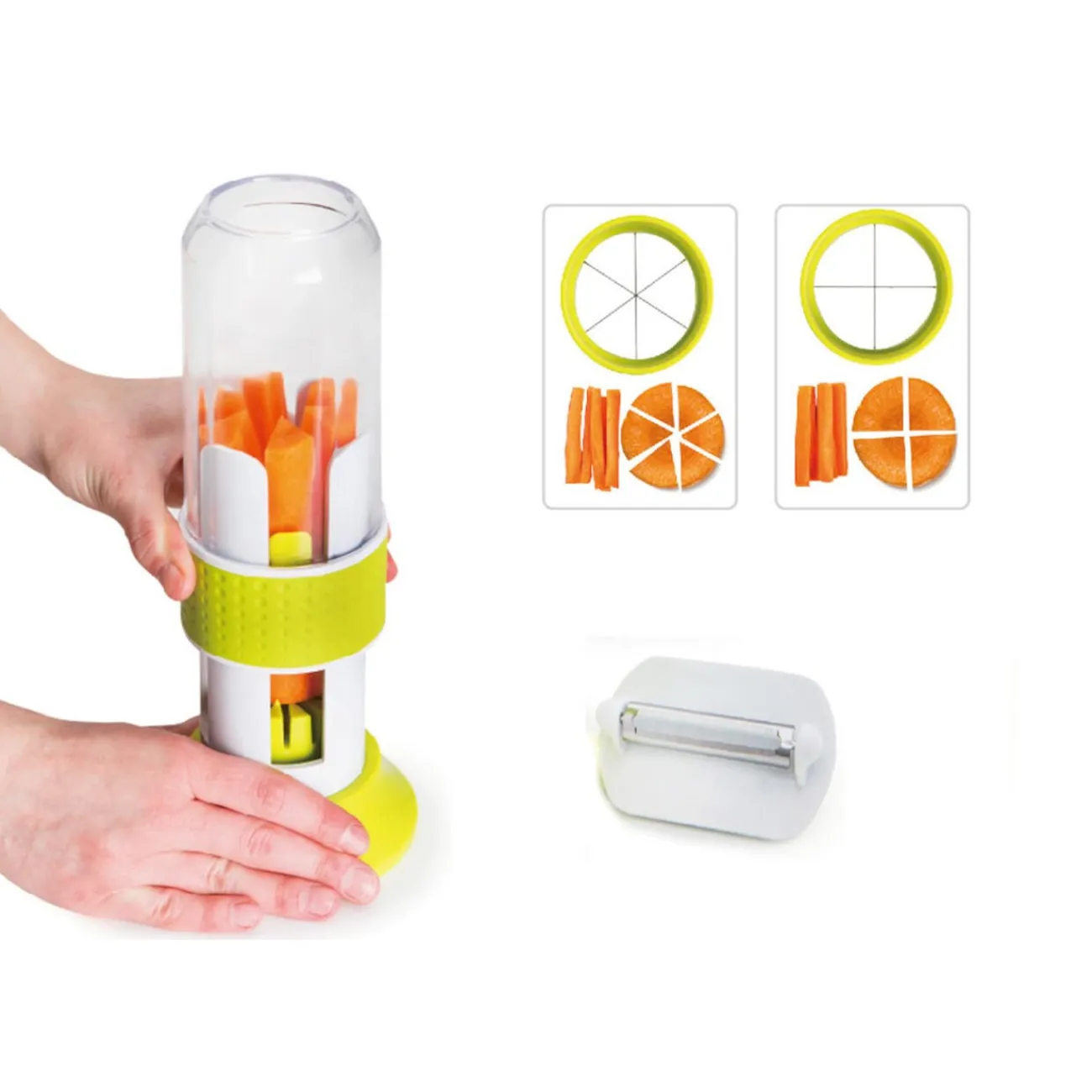 Outlet Tranche légume vertical Alcise vert et blanc Préparation Culinaire