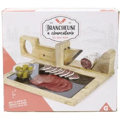 Outlet Trancheuse à charcuterie en bois Petit Électroménager