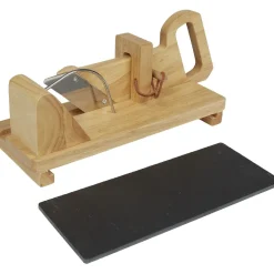 Trancheuse à saucisson coulissant avec plateau Petit Électroménager