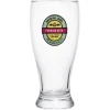 Verre à bière transparent inscription Premium Beer 56,5cl - Ø9,5xH20cm|Gifi Outlet