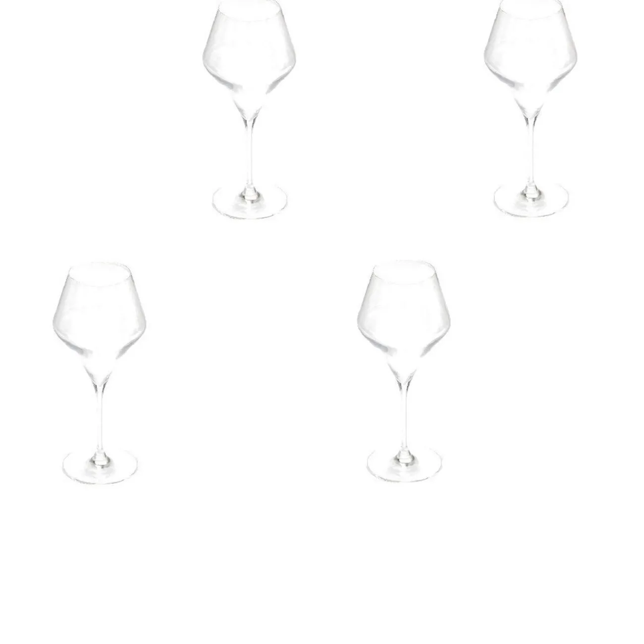 Sale Verre à eau cristallin 38 cl x4 Vaisselle Et Accessoires De Table