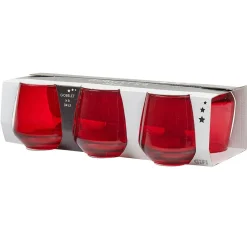 Verre à eau rouge translucide x6|Gifi Clearance