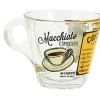 Verre à expresso 8 cl transparent motif Menu Café|Gifi Sale
