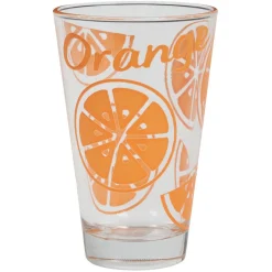 Verre à orangeade design fluo orange 30 cl|Gifi Online