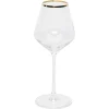 Verre à pied avec liseré doré 38 cl x4|Gifi Best