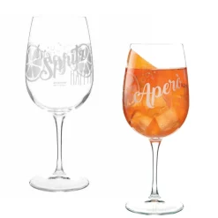 Verre à pied décor apéritif 50 cl x2 Vaisselle Et Accessoires De Table