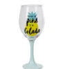 Sale Verre à pied motif ananas Vaisselle Et Accessoires De Table