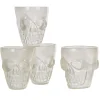 Verre à shooter tête de mort phosphorescent x4|Gifi Best
