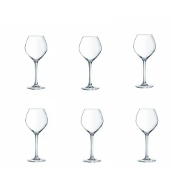 Verre à vin blanc pied cristallin Wine Emotion 35 cl x6|Gifi