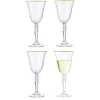 Verre à vin bord doré 27cl x4|Gifi Clearance
