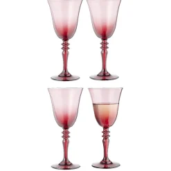 Verre à vin fumé rouge 27cl x4|Gifi Best