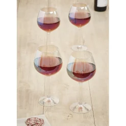 Verre à vin irisé x4|Gifi