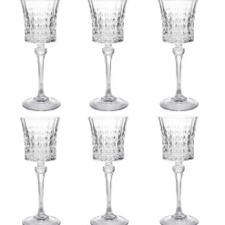 Verre à vin Lady Diamond transparent 19 cl x6|Gifi Discount