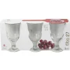 Verre à vin pied Elba x3|Gifi Discount